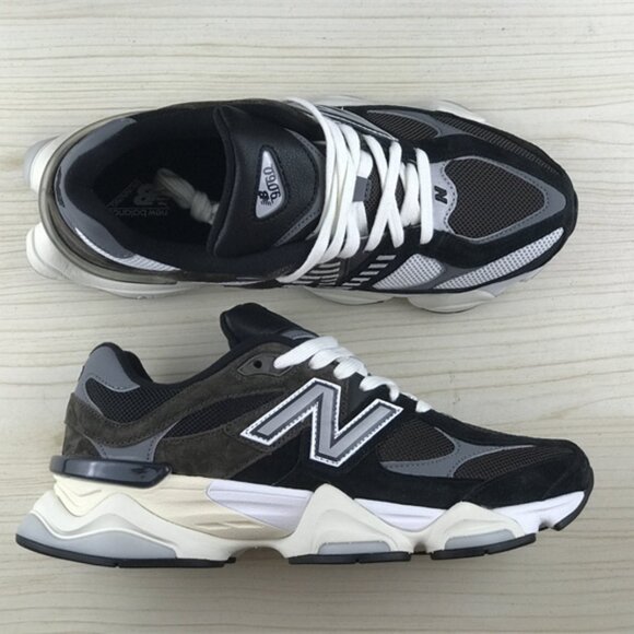 New Balance 9060 Black and Blue Men's Sneakers - Picture 14 of 15